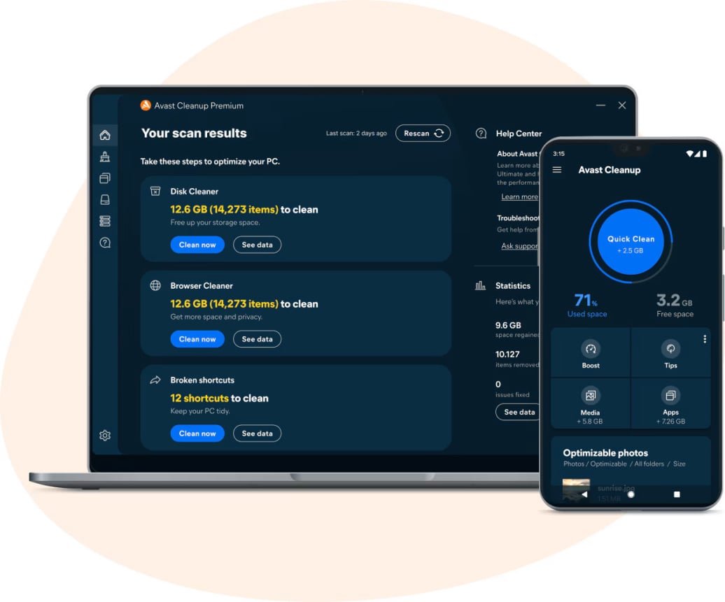 Enjoy more storage space and a faster device